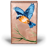 Take Off! - 164 - Copper Art Block - Lizzy G's Fine Gifts
