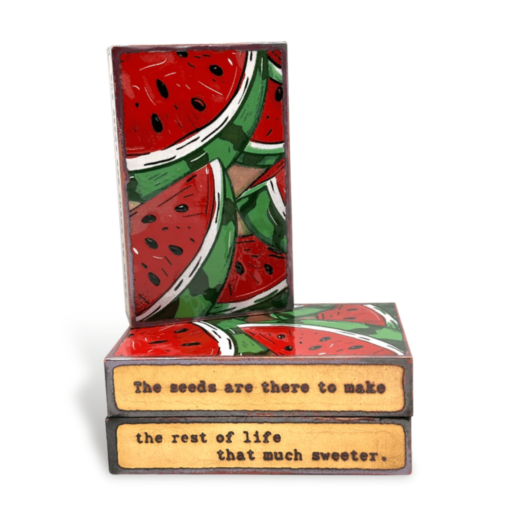 Taste of Summer - 296 - Copper Art Block - Lizzy G's Fine Gifts