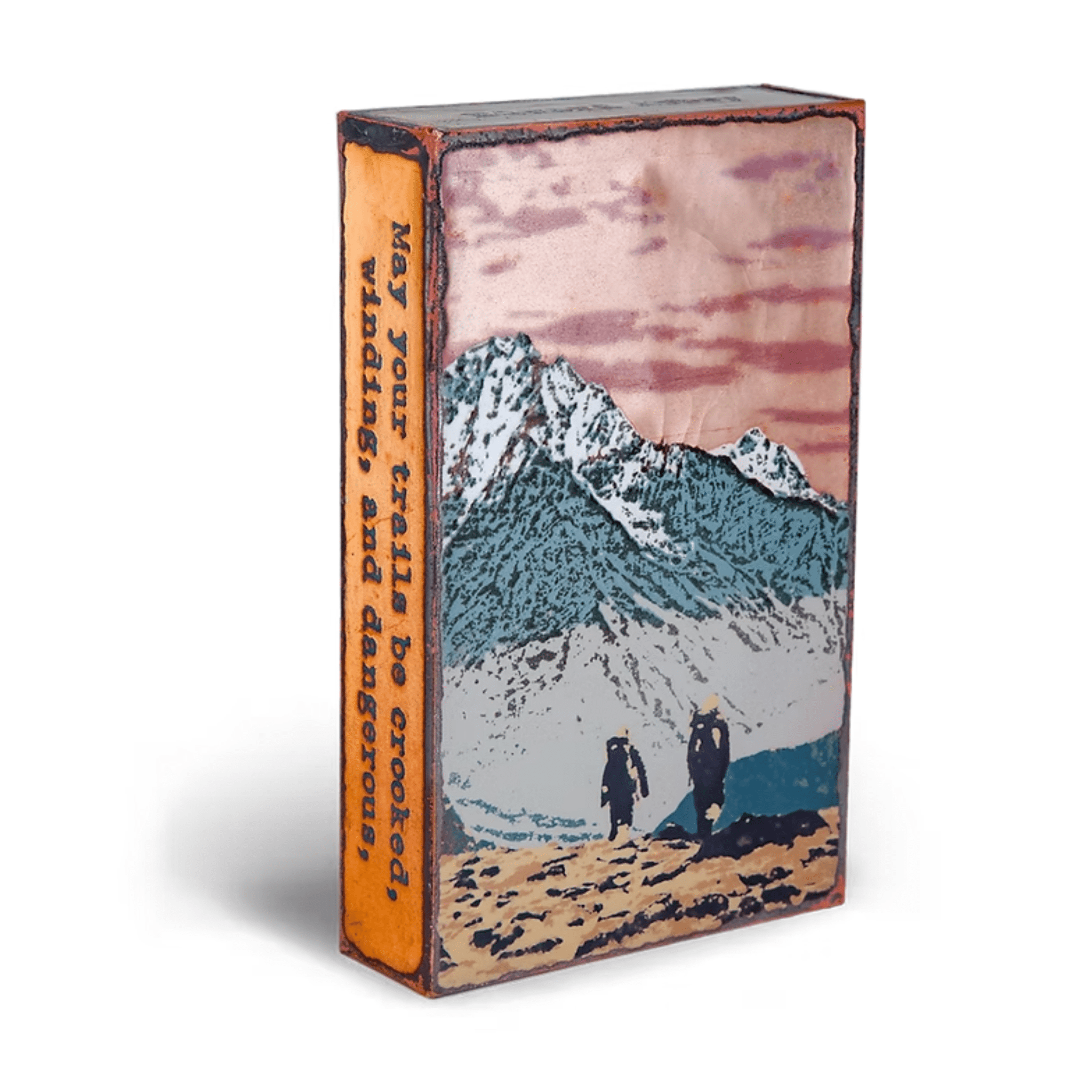 Terra Ingognita - 210 - Copper Art Block - Lizzy G's Fine Gifts