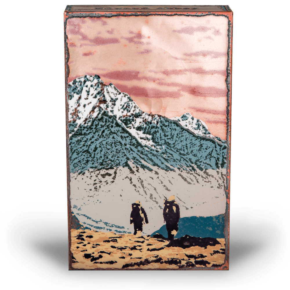 Terra Ingognita - 210 - Copper Art Block - Lizzy G's Fine Gifts