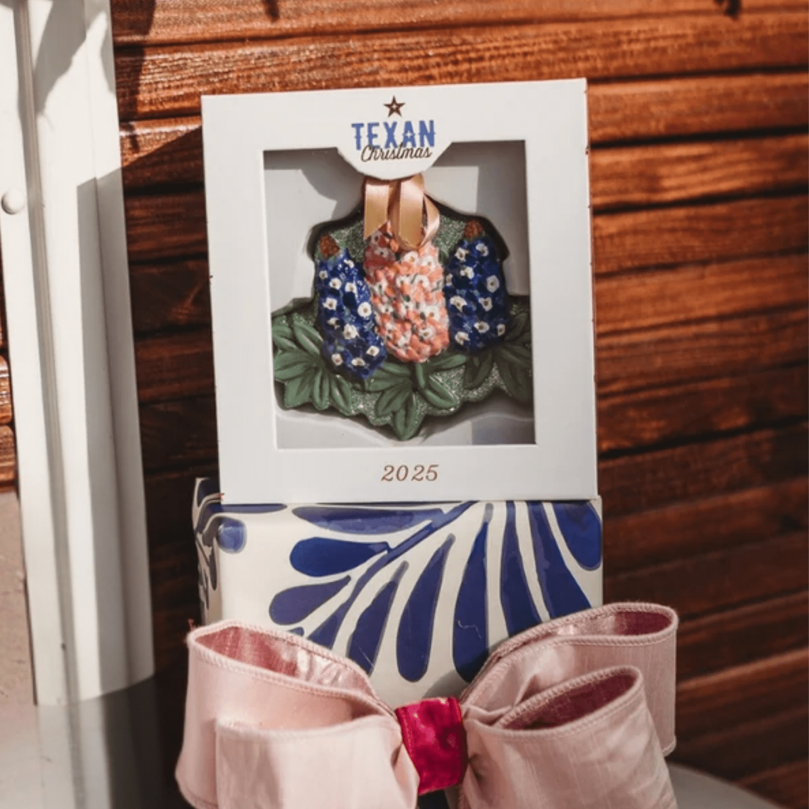 Texas Bluebonnet Christmas Ornament - 2025 - Lizzy G's Fine Gifts