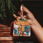 Texas Horse Saddle Ornament - 2025 - Lizzy G's Fine Gifts