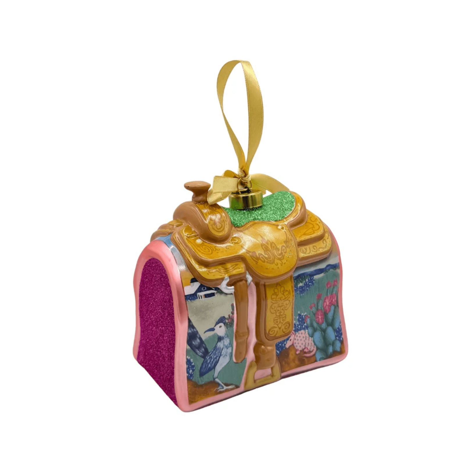 Texas Horse Saddle Ornament - 2025 - Lizzy G's Fine Gifts