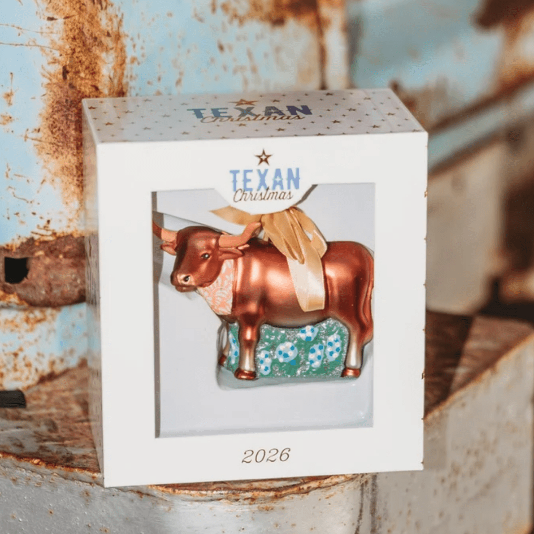 Texas Longhorn Ornament - 2026 - Lizzy G's Fine Gifts
