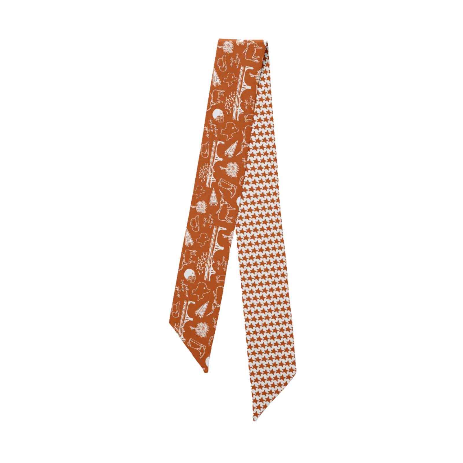 The Sideline Twilly Scarf - University of Texas - Lizzy G's Fine Gifts