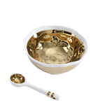 The Wavy Gold Bowl & Spoon Gift Set - Lizzy G's Fine Gifts