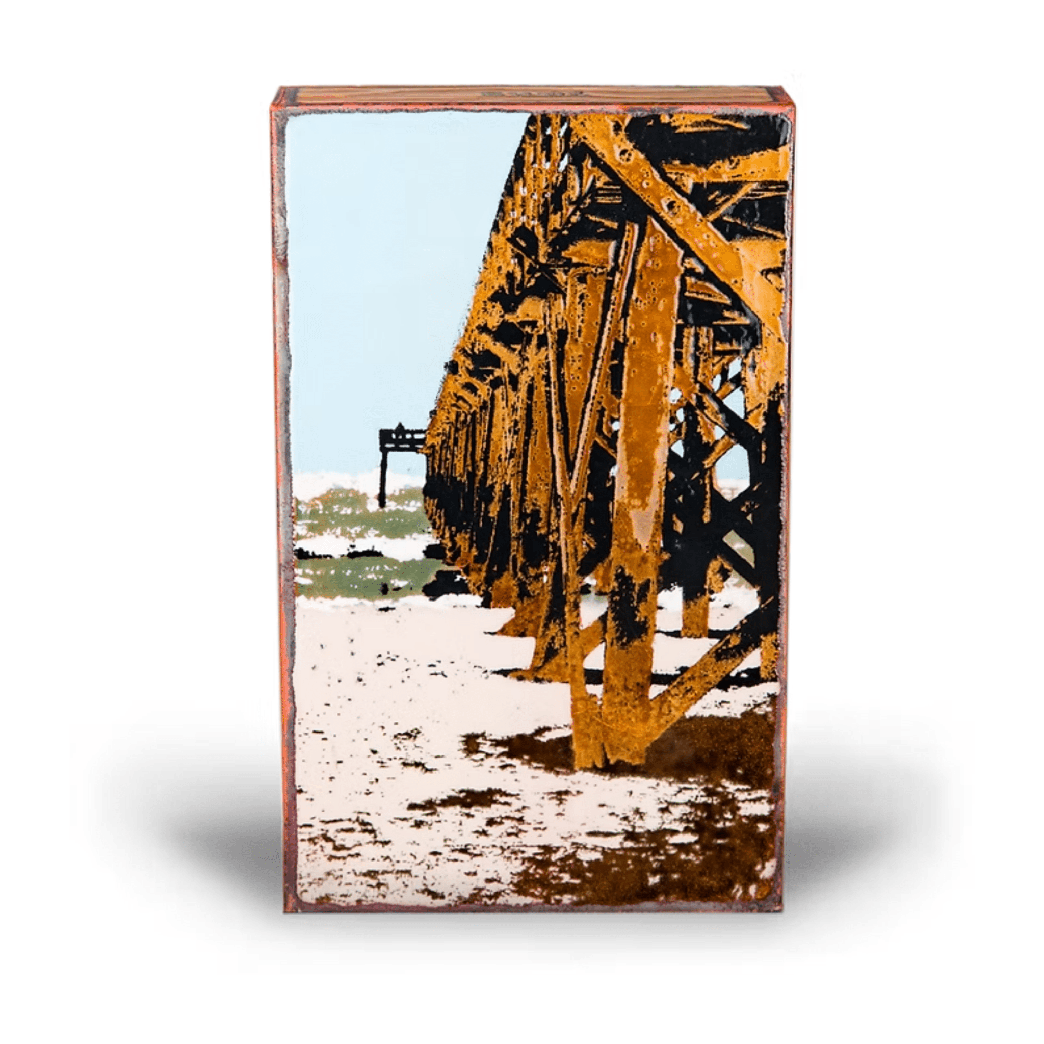 The Way - 136 RETIRED - Copper Art Block - Lizzy G's Fine Gifts