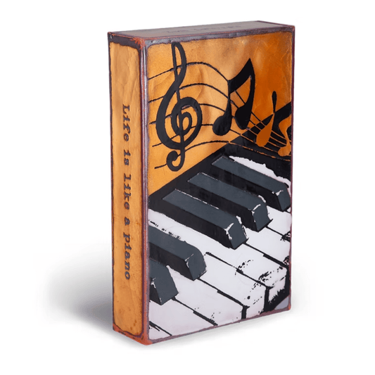 Tickled Ivory - 003 - Copper Art Block - Lizzy G's Fine Gifts