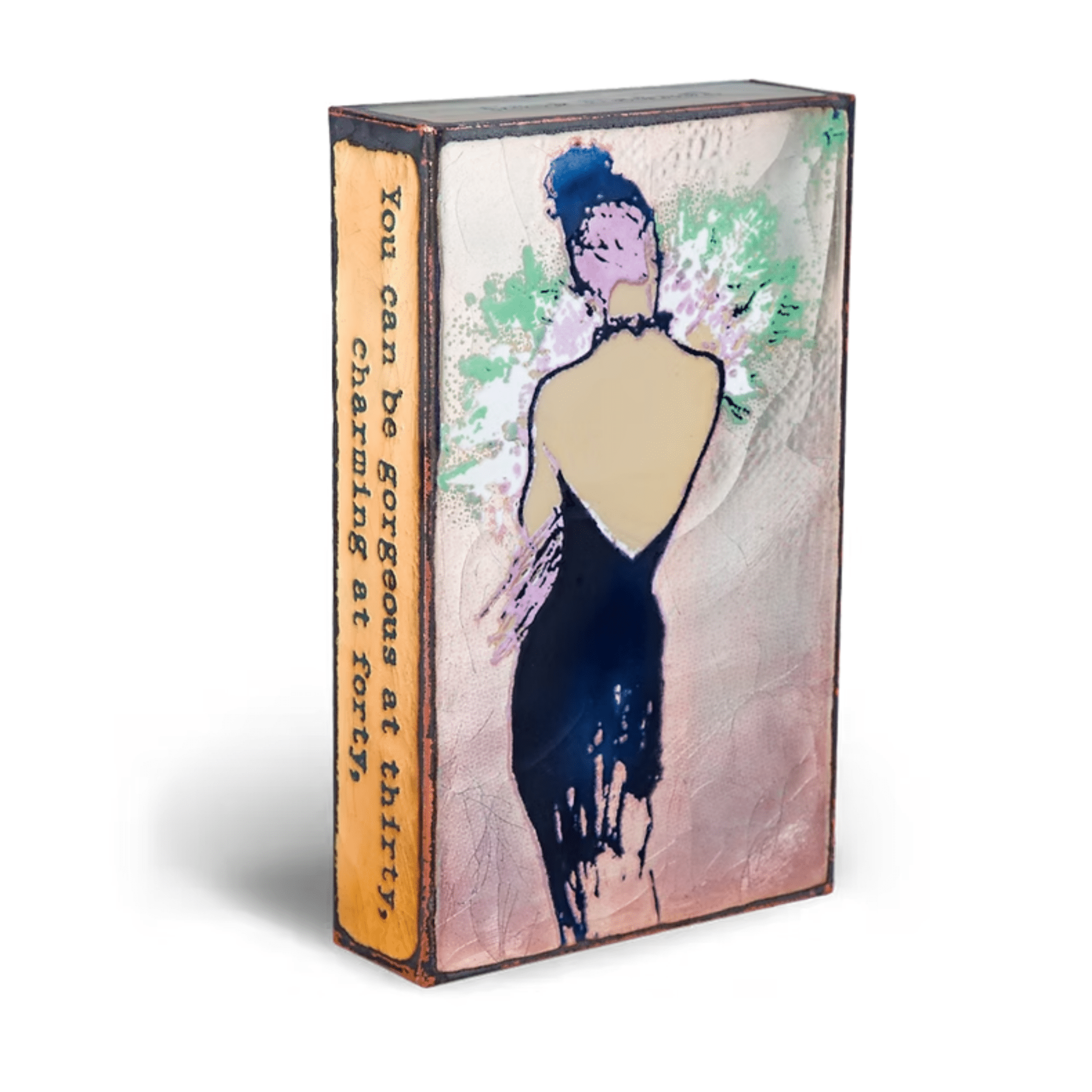 Timeless - 161 - Copper Art Block - Lizzy G's Fine Gifts