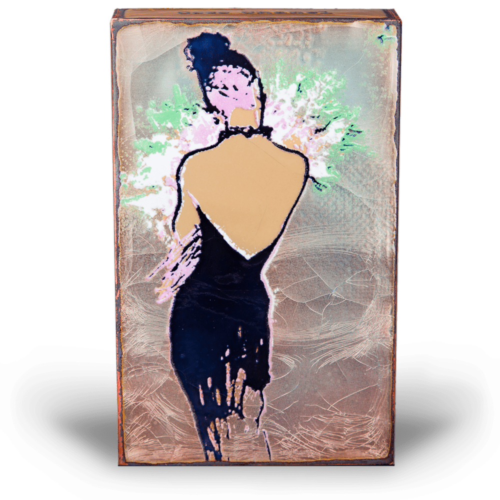 Timeless - 161 - Copper Art Block - Lizzy G's Fine Gifts