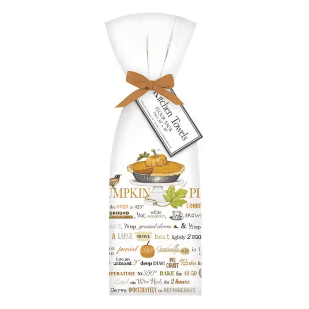 Turkey & Pumpkin Pie Towel Set - Lizzy G's Fine Gifts