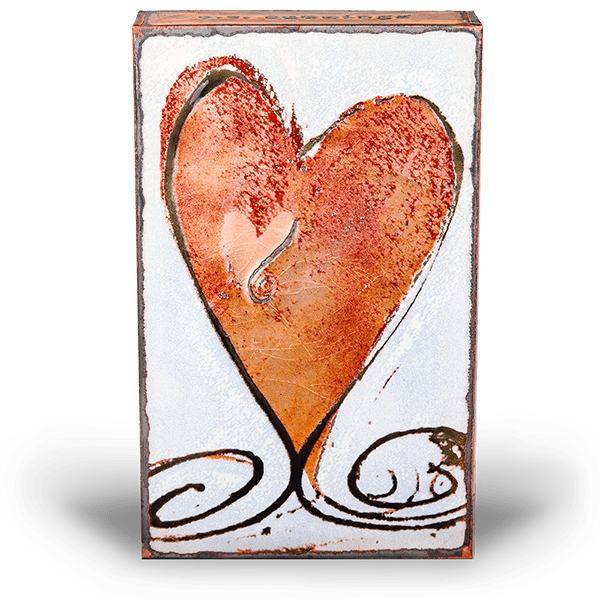 Turner Heart II - 131 - Copper Art Block - Lizzy G's Fine Gifts