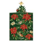 Twinkling Poinsettia Christmas Tree Pop-up Card - Lizzy G's Fine Gifts