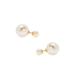 Two Piece Earring with Ball Back - Lizzy G's Fine Gifts