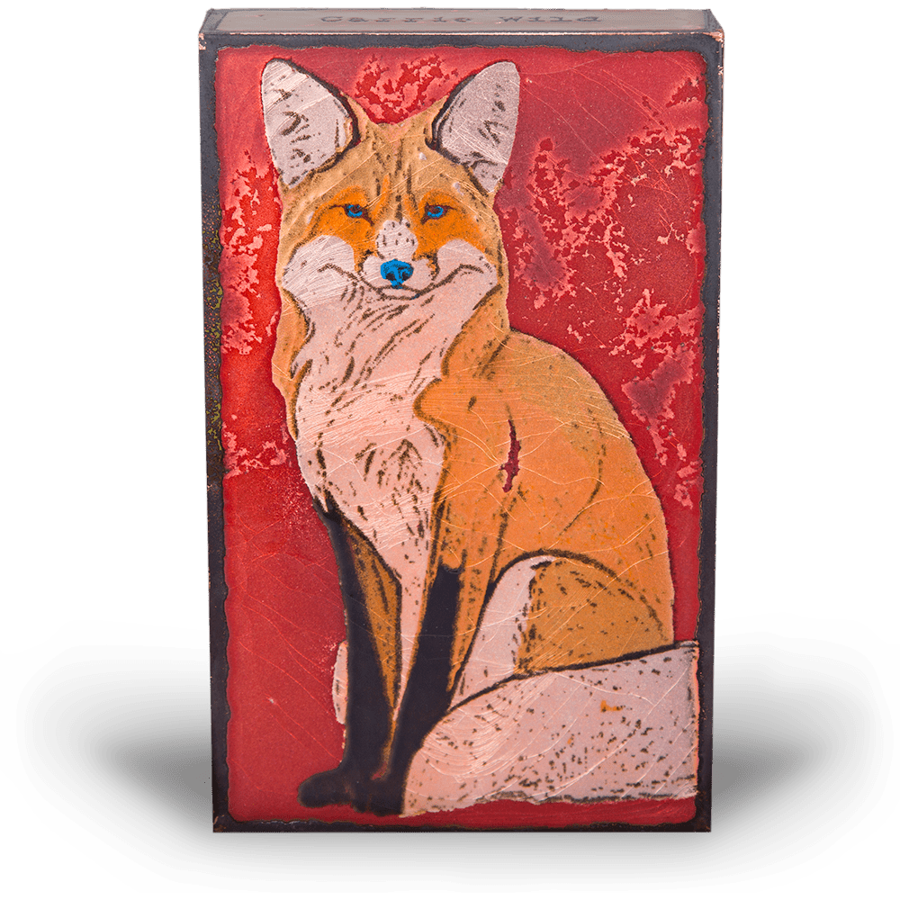 Untamed - 233 - Copper Art Block - Lizzy G's Fine Gifts
