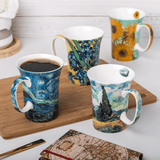 Van Gogh Classics Tea Mugs Set of 4 - Lizzy G's Fine Gifts
