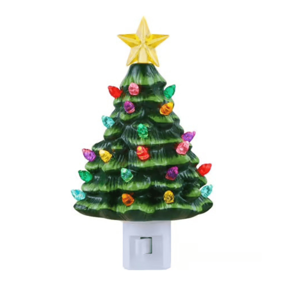 Vintage Christmas Tree Nightlight - Lizzy G's Fine Gifts