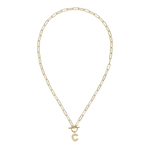 W Toggle Necklace - Lizzy G's Fine Gifts