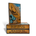 Walk with Me - 277 - Copper Art Block - Lizzy G's Fine Gifts