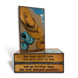 Walk with Me - 277 - Copper Art Block - Lizzy G's Fine Gifts