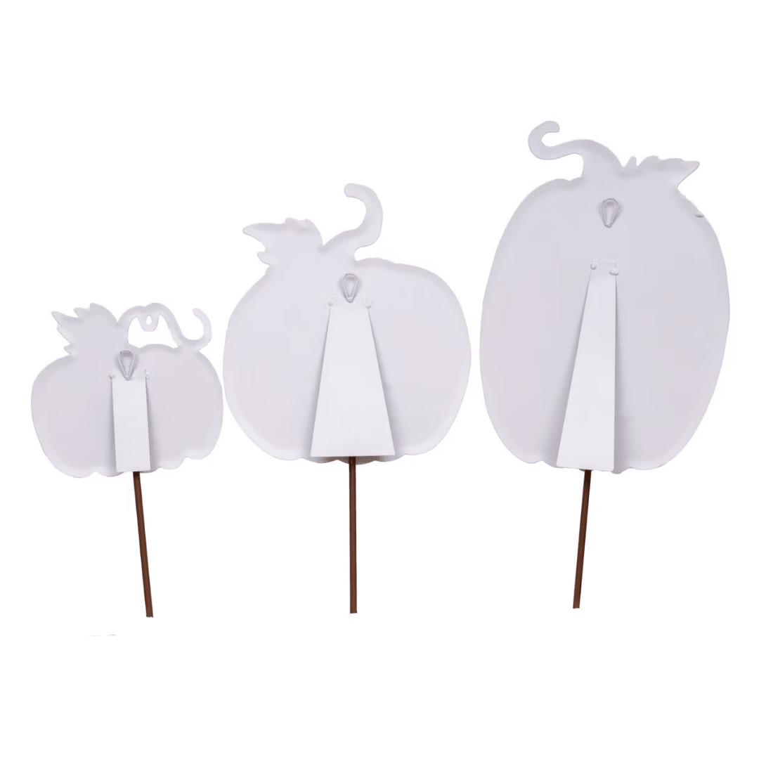 Water Color Pumpkin Metal Decor - Lizzy G's Fine Gifts