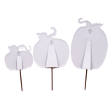 Water Color Pumpkin Metal Decor - Lizzy G's Fine Gifts
