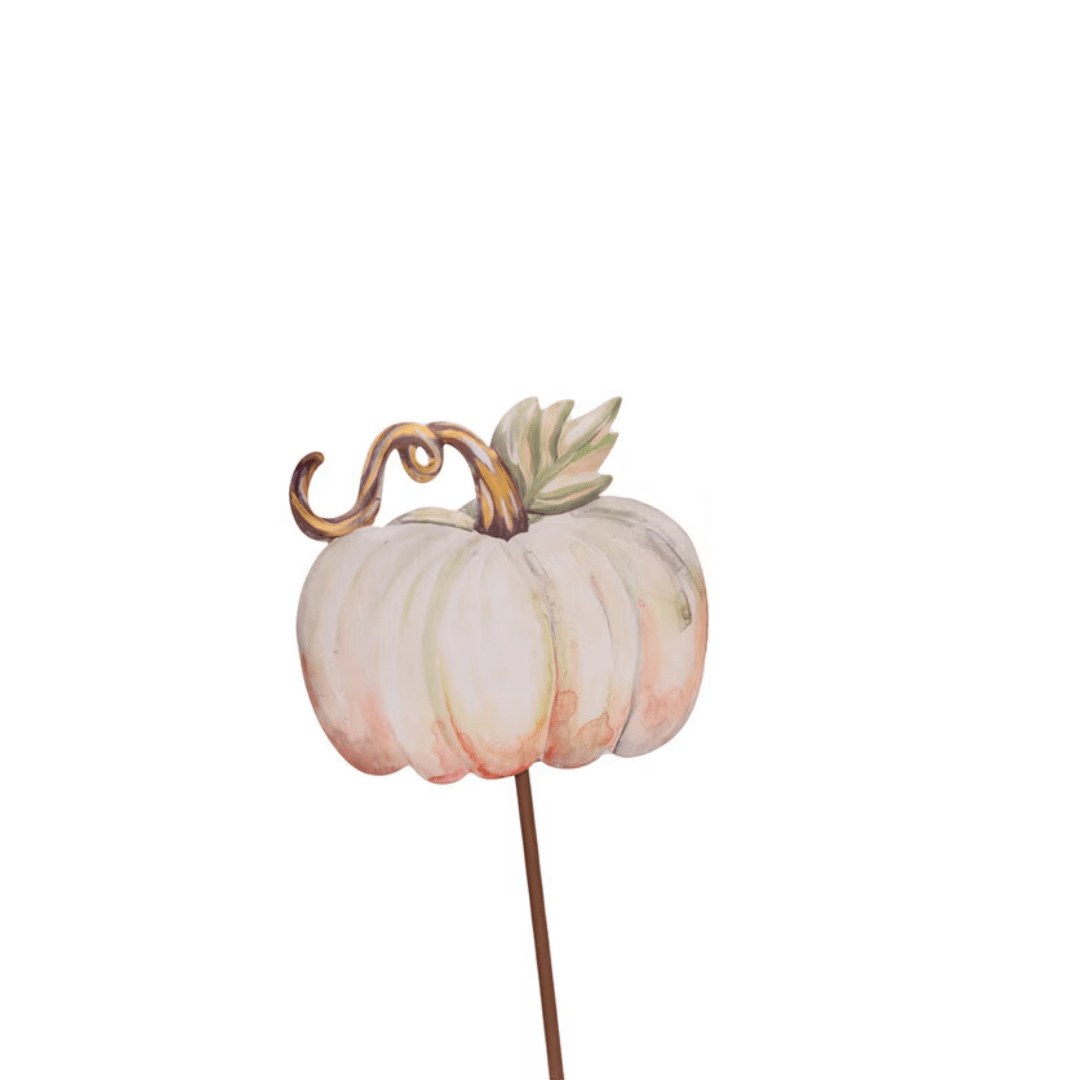 Water Color Pumpkin Metal Decor - Lizzy G's Fine Gifts