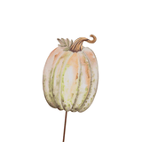 Water Color Pumpkin Metal Decor - Lizzy G's Fine Gifts