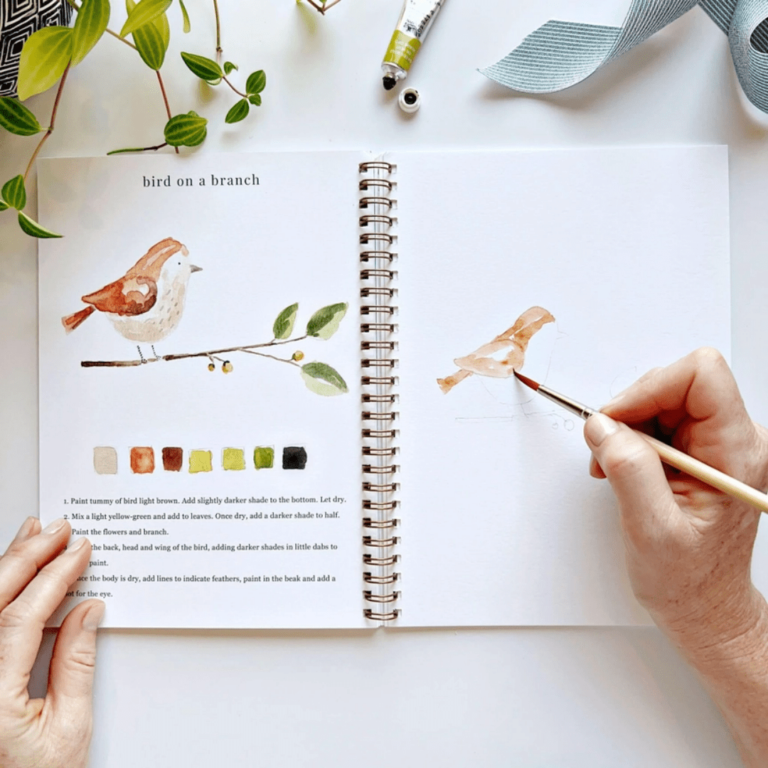 Watercolor Painting Workbook - Lizzy G's Fine Gifts