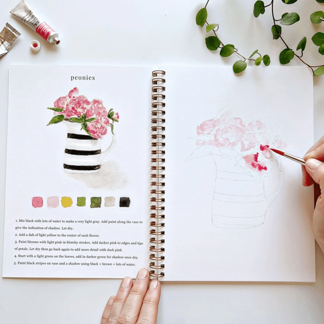 Watercolor Painting Workbook - Lizzy G's Fine Gifts
