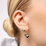 Wesley Heart Earrings - Lizzy G's Fine Gifts