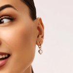 Wesley Heart Earrings - Lizzy G's Fine Gifts