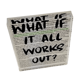 What if 3x4 Acrylic - Lizzy G's Fine Gifts