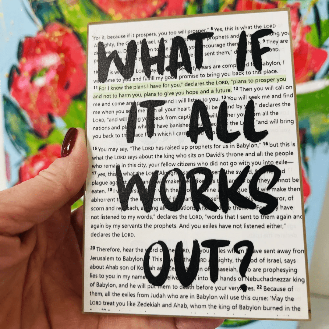 What if 3x4 Acrylic - Lizzy G's Fine Gifts