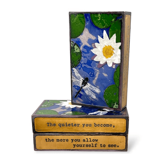Whispers - 284 - Copper Art Block - Lizzy G's Fine Gifts
