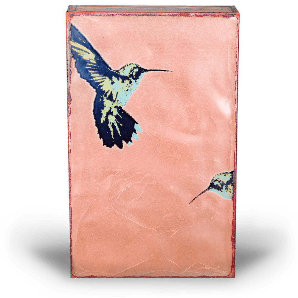 Wing It - 067 RETIRED - Copper Art Block - Lizzy G's Fine Gifts