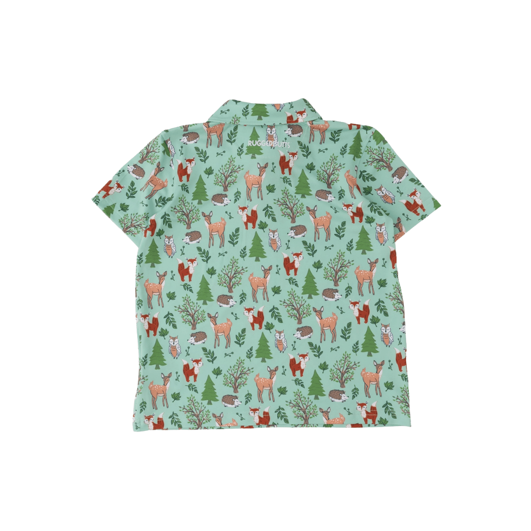 Woodland Friends Polo Shirt - Lizzy G's Fine Gifts